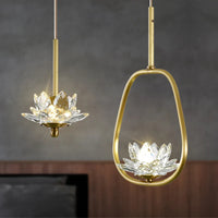 Suspension LED en cristal Zen Glam