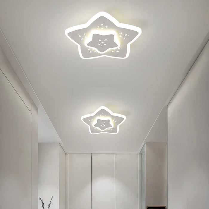 Plafonnier LED encastré acrylique Starlight pour balcon
