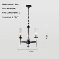 Lustre Noble en Métal Or et Verre LED