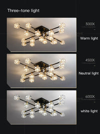 Plafonnier LED Crystal Luxe