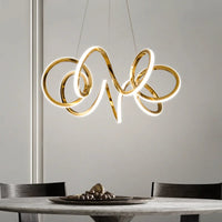 Lustre Moderne 2024 avec Lampes LED Suspendues en Silicone - Éclairage de Luxe