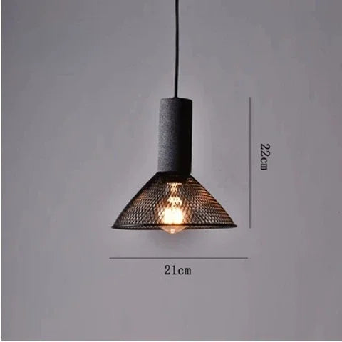 Suspension Vintage américaine en ciment pour loft café & bar.