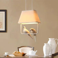 Lustre japonais "Oiseau en suspension"