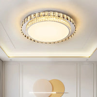 Plafonnier LED de Luxe en Cristal Rond Moderne - Collection Éclat Brillant