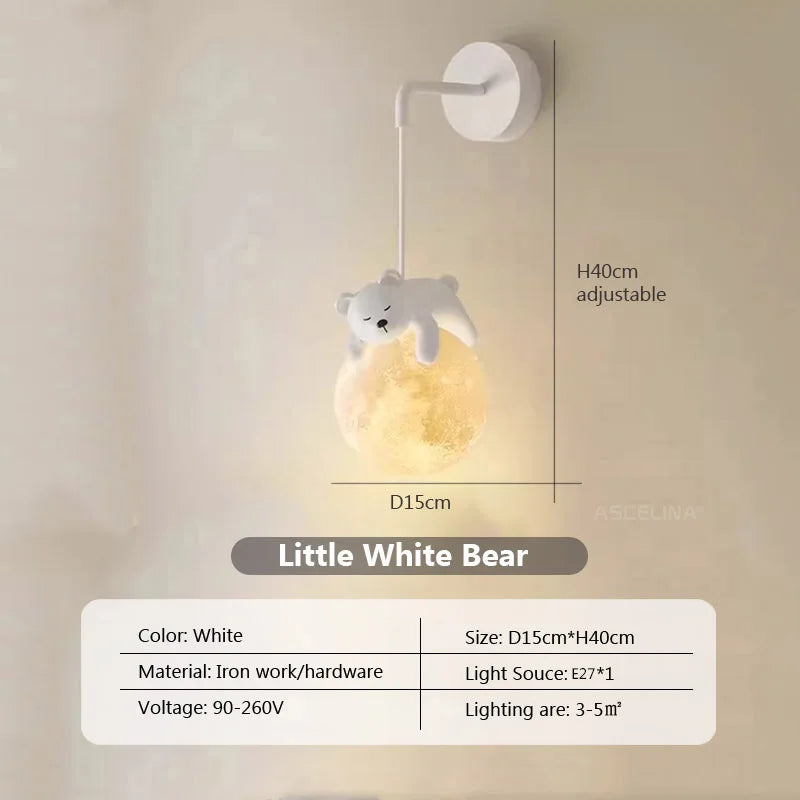 Applique murale LED Luna, design moderne pour un éclairage décoratif intérieur