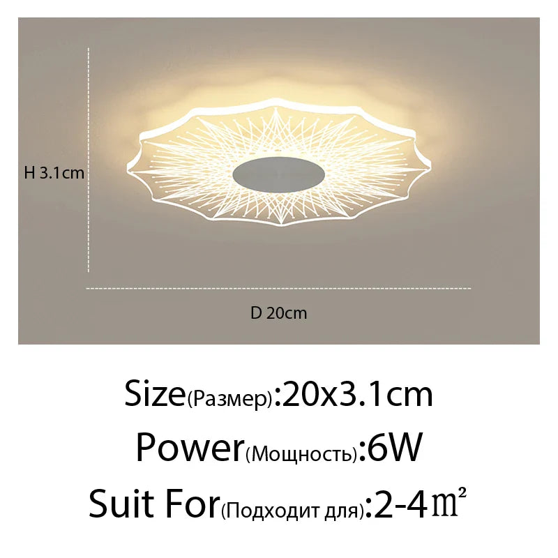 Plafonnier Moderne Minimaliste Fleur Créatif