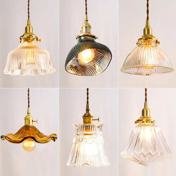 Suspension Diamond Glass LED Nordic Modern