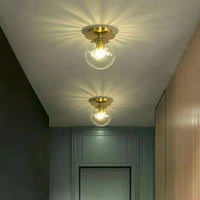 Plafonnier LED en verre - Style Moderne