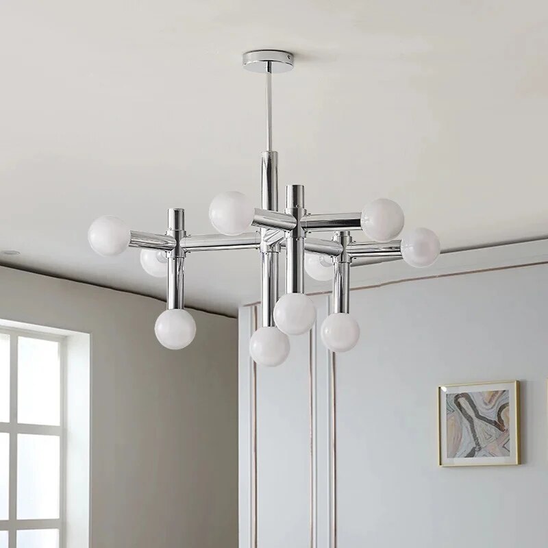 Suspension Chromées : Design Moderne et Créatif