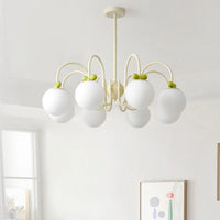 Lustre LED à la française pour une décoration intérieure.