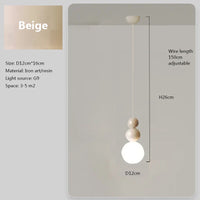 Lustre Nordique LED: Suspension Boule Blanche Lait - Luminaire