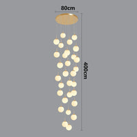 Suspension luminaire nordique pour éclairer l'intérieur de votre escalier.