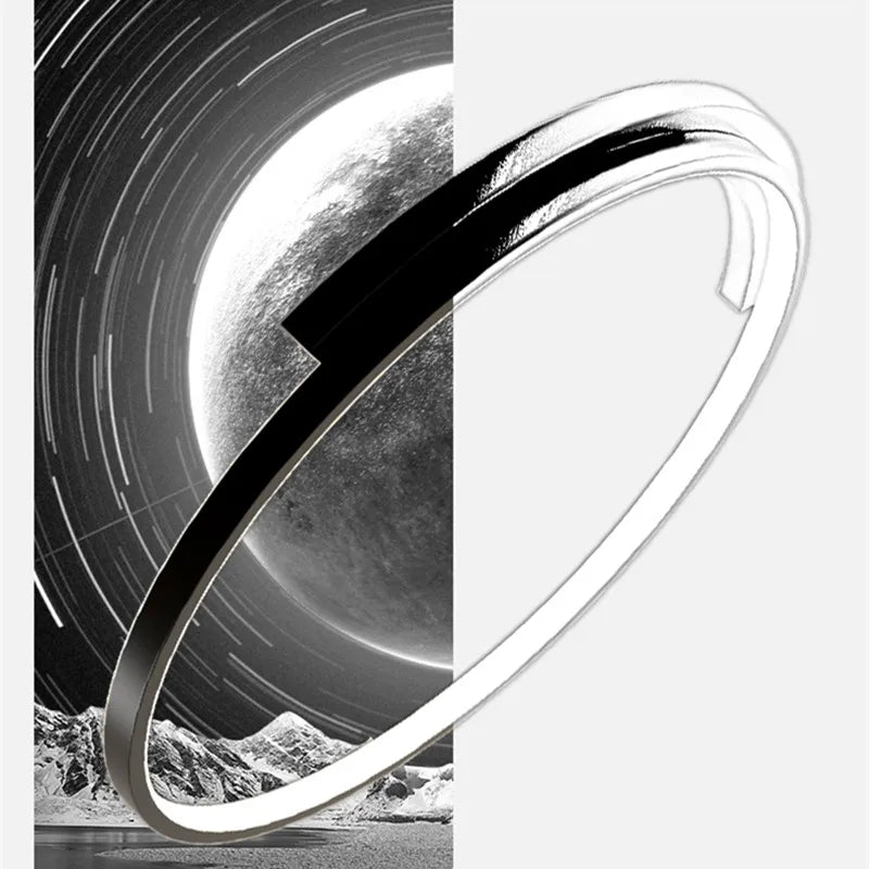 Plafonnier LED rond Design nordique pour salon et salle à manger