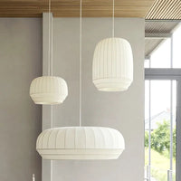 Lustres Nordica - Tissu Extensible Minimaliste pour Café