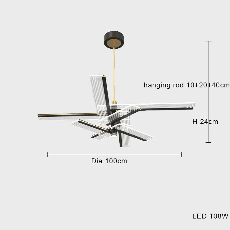 Lustre LED Minimalistico CreativeDesign Suspension