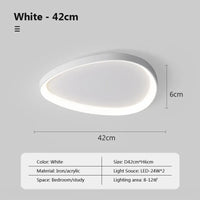 Plafonnier LED nordique au design épuré