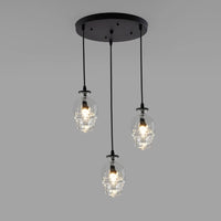 Suspension Loft Américain Rétro LED - Crâne Bouteille Vin Décoration Café