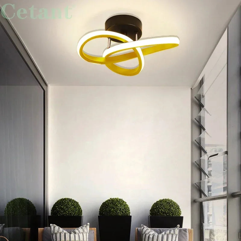 Lustre LED Moderne pour Éclairage d'Entrées et Couloirs