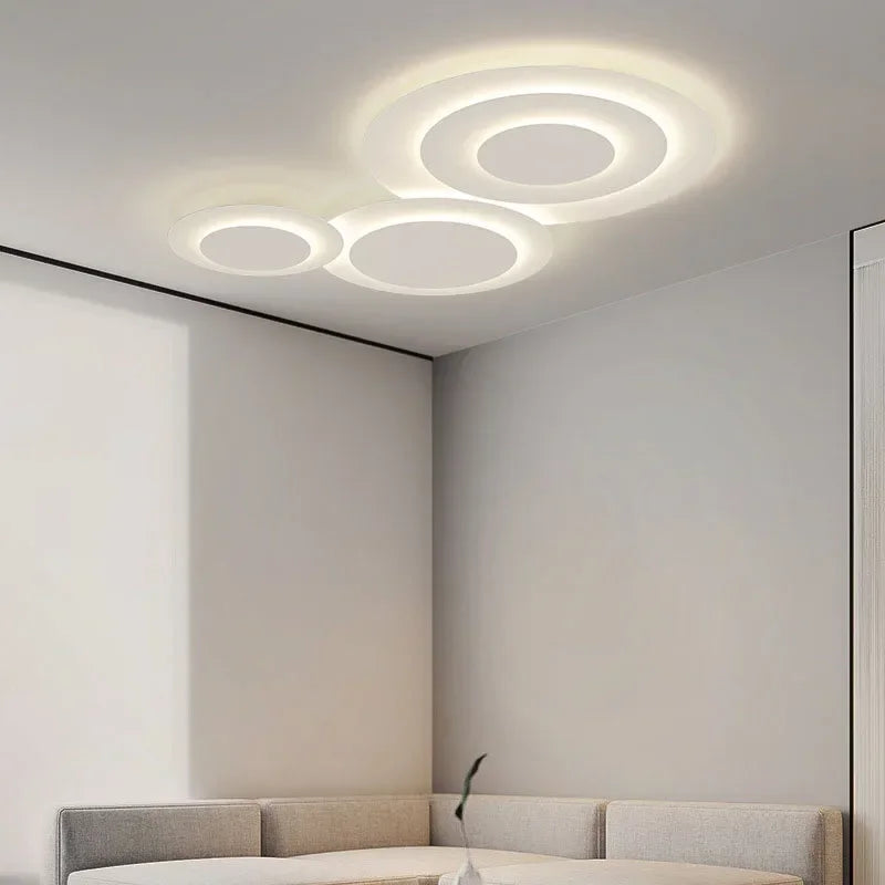 Plafonnier LED minimaliste au design contemporain
