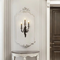 Applique murale luxueuse en laiton antique et cuivre royal