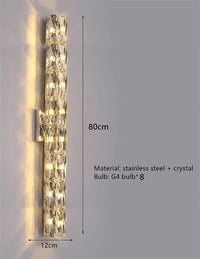 Applique murale en cristal de designer contemporain
