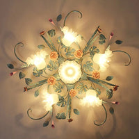 Plafonnier Fleur Chaud et Romantique pour Chambre de Princesse