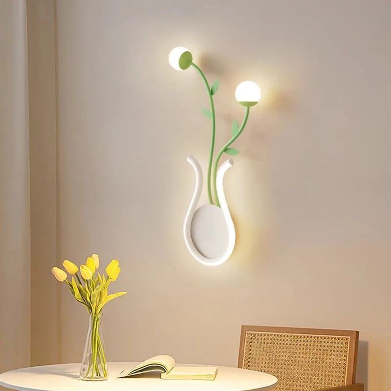 Applique murale LED "Green Leaf"