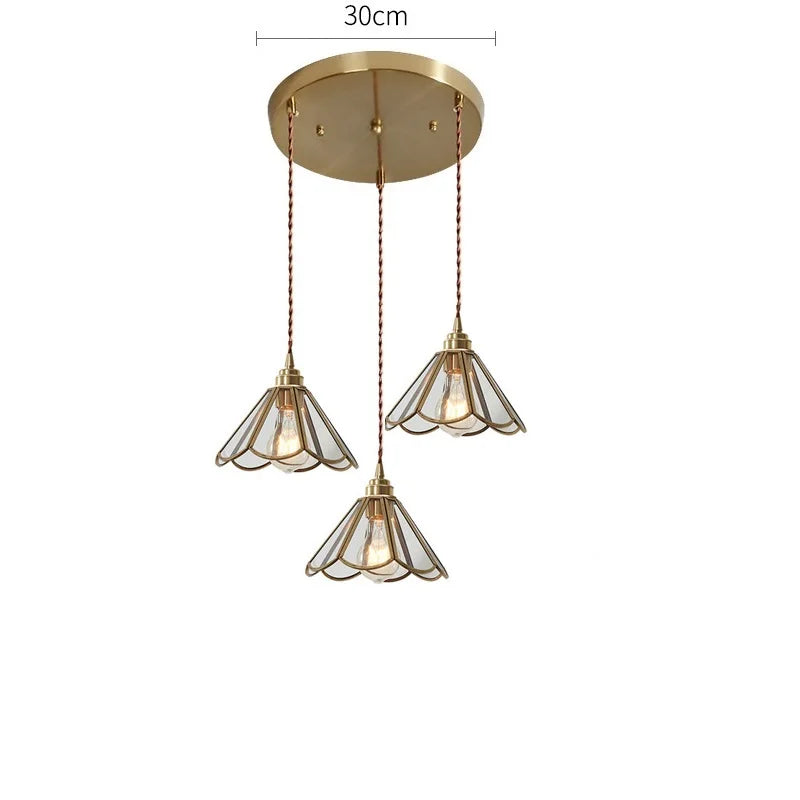 IWDH 2022 - Collection Nordika: Suspension Luminaire LED en Verre Cuivré