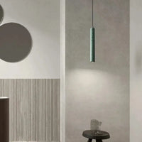 Suspension Tube Terrazzo Industrial Bar Light - Minimalist Single Head
