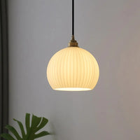 Suspension LED en cuivre vintage