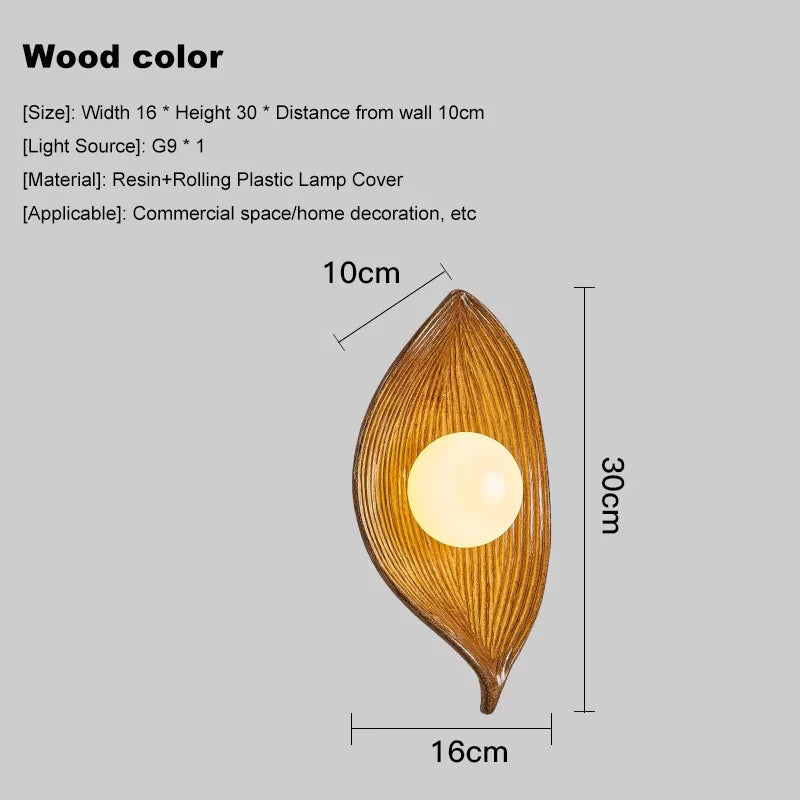 Applique murale LED en résine design nordique moderne et créatif - INNOVANDE