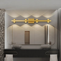 Applique murale LED dorée moderne