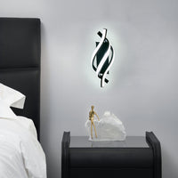 Applique murale LED en spirale d'aluminium - Style Psalm