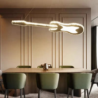 Lustre Moderne LED pour Salle à Manger et Décoration Intérieure