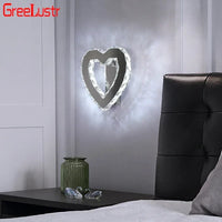 Applique murale LED en cristal de luxe moderne minimaliste