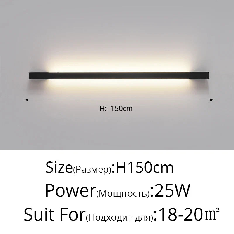 Applique murale LED design minimaliste et créatif