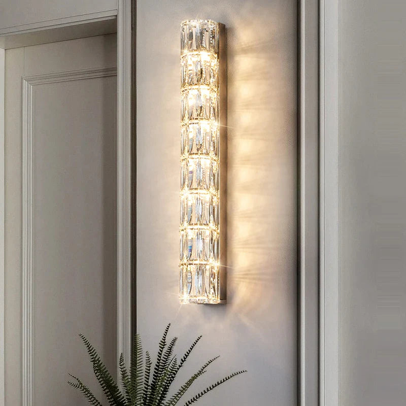 Applique murale en cristal design