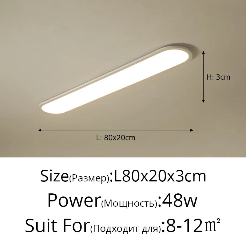 Lustre LED Moderne pour Restaurant Nordique Rectangulaire Créatif