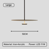 Lustre LED Annulaire Minimaliste