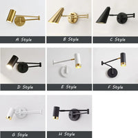 Applique murale LED SwingLight : bras télescopique, interrupteur intégré, design intérieur unique