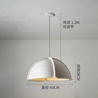 Suspension Éclairage acoustique Feutre Postmoderne Minimaliste Brandé pour Salon Chambre Salle à Manger