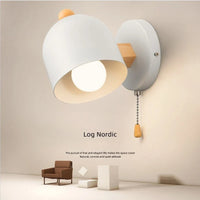 Applique Murale LED Macaron Nordique - Décoration Moderne avec Interrupteur