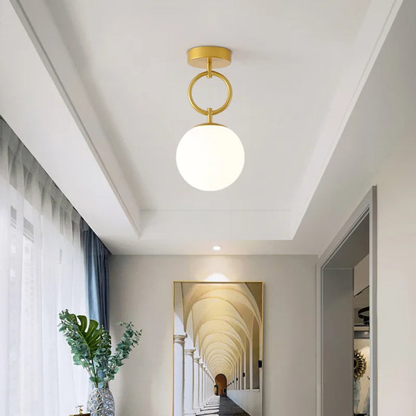 Plafonnier LED en verre moderne de qualité supérieure Nordikraft