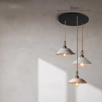 Suspension Fleur Vintage Style Loft en Céramique