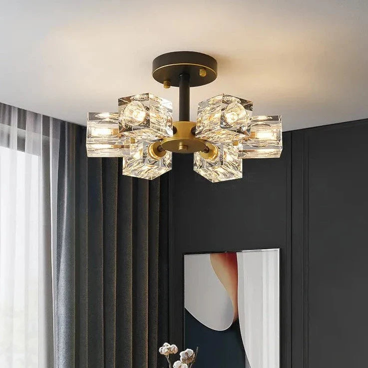 Plafonnier LED Crystal Luxe