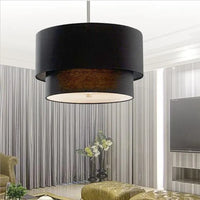 Suspension Abat-jour Style Lin Moderne