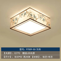Lustre Chinois Plafonnier Chinoiserie pour Chambre Rétro