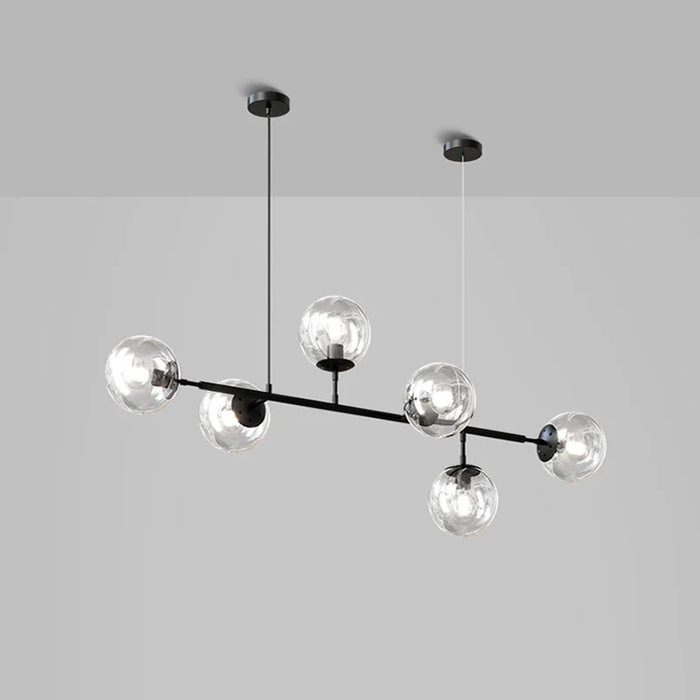 Lustre boule en verre design