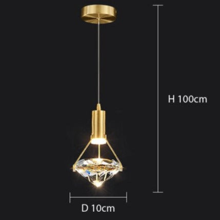 Suspension design LED Savia DiamondLux