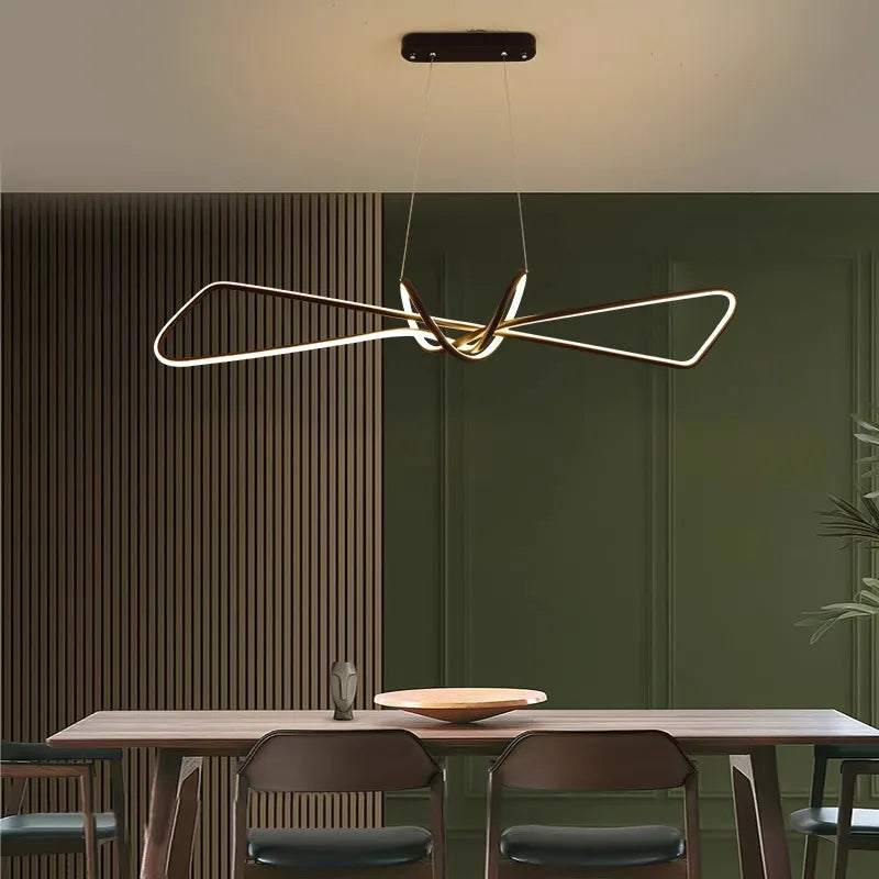 Lustre Moderne LED pour Éclairage Intérieur Suspendu